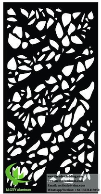 Folha de metal arquitetônica Alumínio Sliver Cinza Cor 3mm Espessura Decoração de design 3D