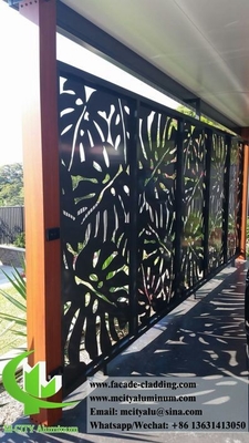 Tela de alumínio para decoração de balcão