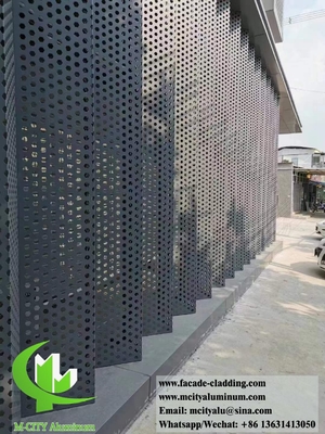 Exterior fachadas metálicas painéis de alumínio para edifícios sistema de revestimento de parede impermeável
