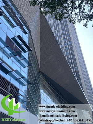 Exterior fachadas metálicas painéis de alumínio para edifícios sistema de revestimento de parede impermeável