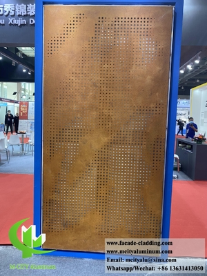 Laser Cut Metal Privacy Screens Painéis de alumínio Chapa de metal para divisores de quarto