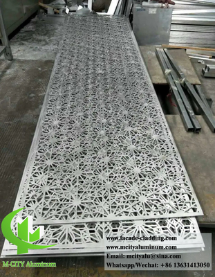 Painéis de privacidade de corte a laser Ecrãs metálicas para interiores revestimento de parede exterior decoração de alumínio material anti-ferrugem