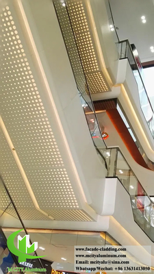Folhas metálicas para decoração de parede materiais de revestimento arquitectónico resistentes ao fogo duráveis