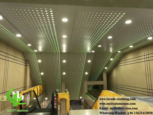Arquitetura Painéis de parede metálicos para revestimento de parede de fachada de teto