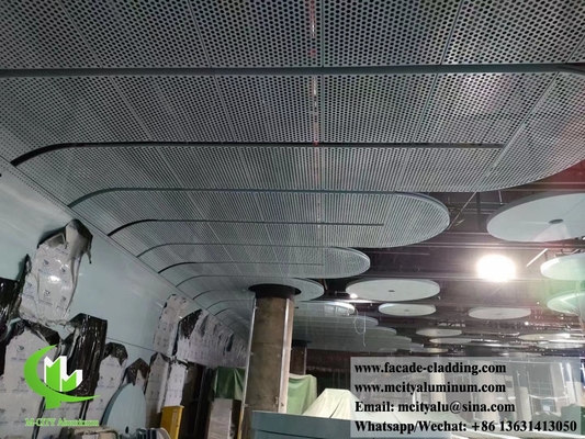Arquitetura Painéis de parede metálicos para revestimento de parede de fachada de teto