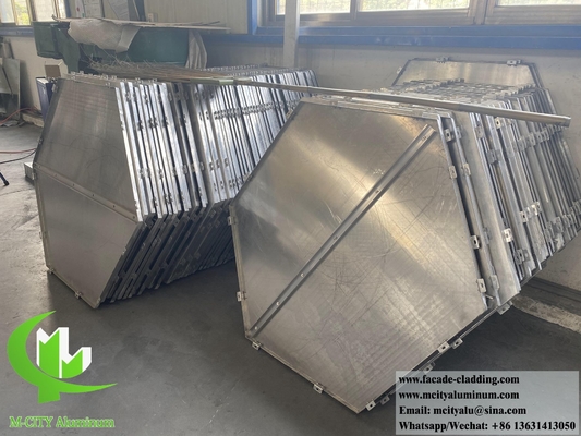 3D revestimento de metal folha de alumínio sólido para decoração de parede interior