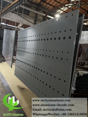 Revestimento de metal arquitetônico para folha de alumínio de coluna de 3,0 mm com iluminação LED