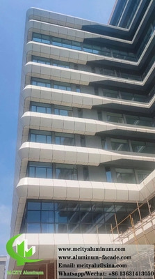 Arquitetura revestimento de parede chapa de metal painéis de alumínio sistema de fachada revestimento PVDF