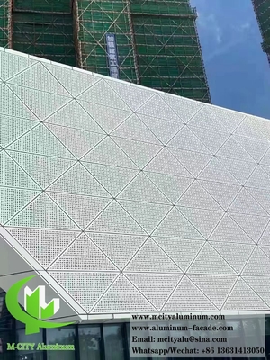Alumínio 1100/3003 fachada perfurada com método de instalação variável