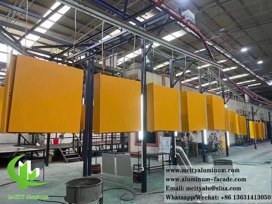 Arquitetura Painéis de parede de metal Folha de alumínio para decoração de fachadas