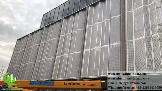 Bom preço Revestimento de metal CNC Folha de alumínio perfurada 1200x2400mm revestida em pó para decoração de fachada on-line