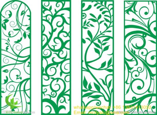 Bom preço Painel de parede decorativo de alumínio pintado PVDF de 2 mm com padrões personalizados para fachada e tela de alumínio perfurados on-line