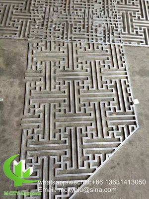 Bom preço Painel de fachada de alumínio revestido com pó de corte a laser com padrões personalizados para tela decorativa on-line
