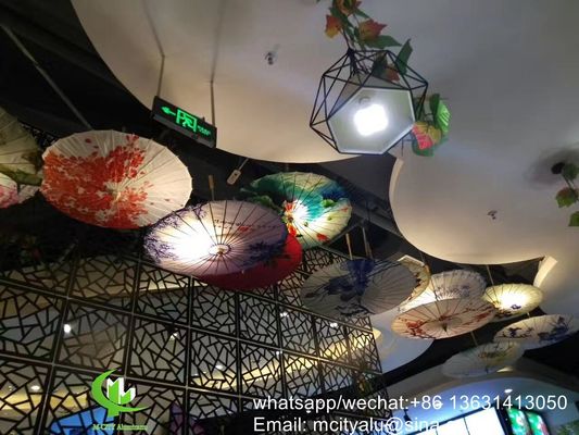 Bom preço Painel de gravação de alumínio revestido em pó com cores RAL personalizadas e corte a laser CNC para decoração de fachada on-line