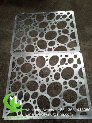 Bom preço Painel Perfurado de Alumínio com Revestimento em Pó de 3mm Gravado em CNC para Revestimento de Fachada on-line