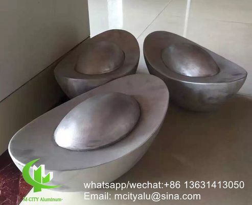 Bom preço Painel sólido de alumínio revestido em pó para fachada com padrões personalizáveis e espessura de 2,5 mm on-line