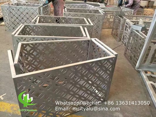Bom preço ar condicionado cobertura de alumínio revestimento de fachada de metal folha de dobra de espessura de 2,5 mm para decoração de fachada de parede de cortina on-line