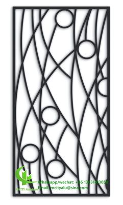 Bom preço Painel de tela de corte a laser de liga de alumínio com acabamento revestido em pó em cores RAL personalizadas para decoração de janelas on-line