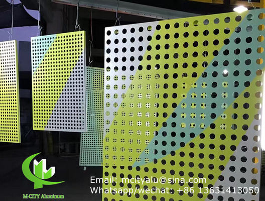 Bom preço Painel Perfurado de Alumínio com Padrões Personalizados, Revestimento em Pó para Fachada, Painel de Revestimento 1000x2000mm on-line