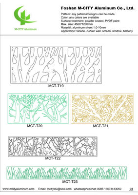 Bom preço Painel sólido de alumínio revestido em pó de espessura de 3 mm para revestimento de fachada com cores RAL personalizadas on-line