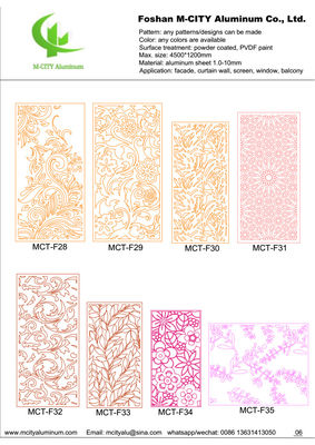 Bom preço Painel de Fachada de Alumínio Perfurado Cortado a Laser CNC com Revestimento em Pó em Cores RAL Personalizadas para Revestimento de Parede on-line