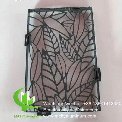 Bom preço 2Painel de alumínio perfurado revestido em pó de 0,5 mm de espessura para revestimento de fachada personalizável e decoração de parede de cortina on-line