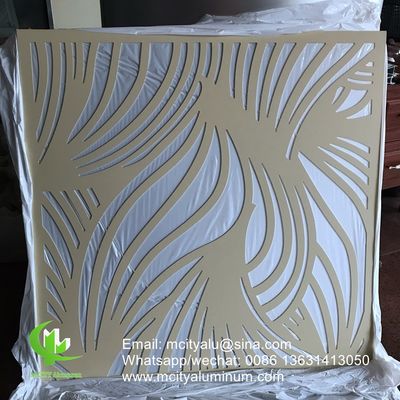 Bom preço Painel de fachada de alumínio revestido em pó com punção de torre CNC e cores RAL personalizadas para revestimento de edifícios on-line