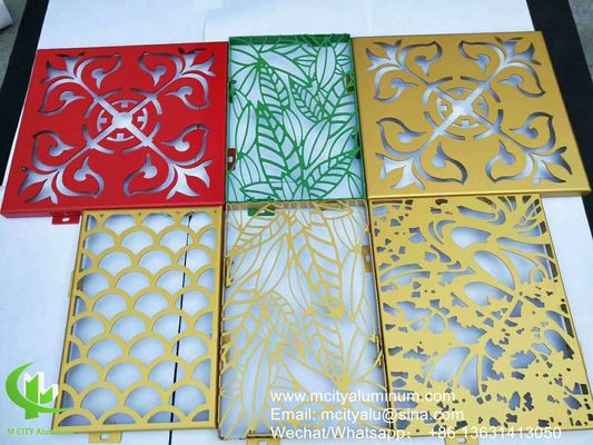 Bom preço Painel de Alumínio Perfurado com Revestimento em Pó em Cores RAL Personalizáveis e Puncionamento CNC para Revestimento de Fachada on-line