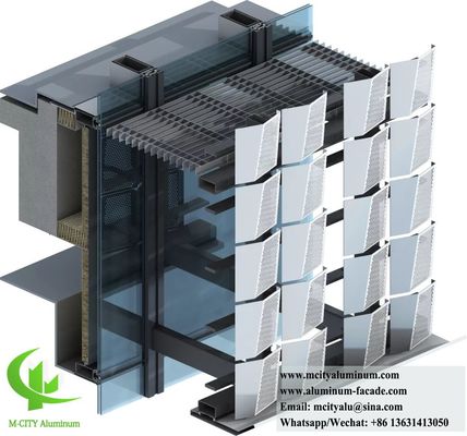 Bom preço Painel de fachada de alumínio perfurado com tinta PVDF e cores RAL personalizadas para revestimento de corte a laser on-line