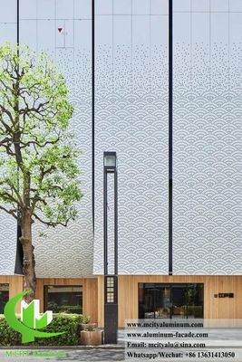 Bom preço Folha de alumínio perfurada CNC revestida em pó de tamanho personalizável para fachadas e painéis de tela metálicos on-line