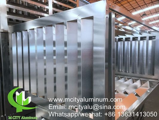 Bom preço Capa de Ar Condicionado Perfurada de Alumínio com Revestimento em Pó de Tamanho Personalizado para Decoração de Fachada on-line