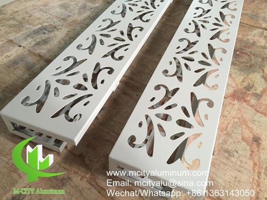 Bom preço Painel de fachada de alumínio perfurado revestido em pó com cores RAL personalizadas e punção de torre CNC para revestimento arquitetônico on-line