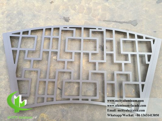 Bom preço Ecrã de corte a laser de metal painéis de alumínio sólido para decoração de parede on-line