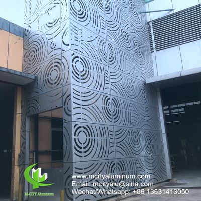 Bom preço Painel de Fachada de Alumínio Perfurado com Revestimento em Pó em Cores RAL Personalizadas e Espessura de 1,5-10mm para Revestimento de Edifícios on-line