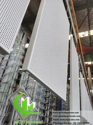 Bom preço Painel de Fachada de Alumínio Perfurado com Revestimento PVDF e Padrões Personalizáveis no Tamanho 1000x2000mm on-line