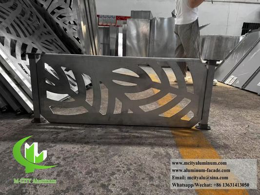 Bom preço Chapa Decorativa de Alumínio Cortada em CNC Personalizada com Superfície Pintada a Pó em Qualquer Cor RAL para Cercas e Grades on-line