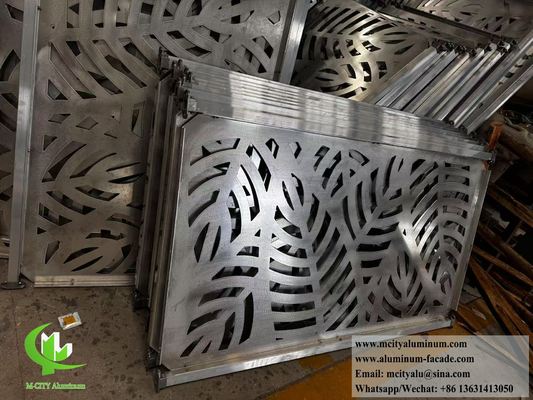Bom preço Painel decorativo de alumínio revestido em pó com padrões personalizáveis e corte CNC para aplicações de cerca e janela on-line