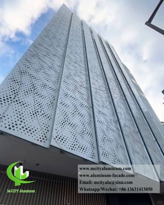 Bom preço Perforated Aluminum Facade Wall Cladding Decoration on-line