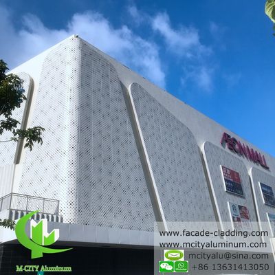 Bom preço Painel de revestimento de fachada de alumínio arquitetônico 1200x2400mm 3mm espessura revestido em pó on-line
