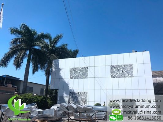 Bom preço 3003 Painel de alumínio perfurado revestido em pó de liga de alumínio para revestimento de fachada personalizável e parede de cortina de metal on-line