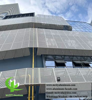 Bom preço Capa de Ar Condicionado de Alumínio Perfurado com Revestimento em Pó, Capa de Bomba de Calor, Tela de Metal 1600x4000mm on-line