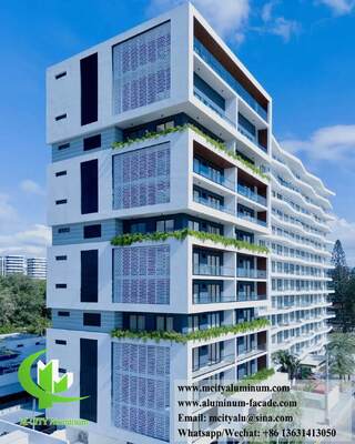 Bom preço Painel de parede de tela metálica de alumínio para decoração de fachadas on-line