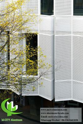 Bom preço Sistema de Fachada em Liga de Alumínio 3003 com Revestimento PVDF de Tamanho Personalizado para Empreiteiros - Painéis Diretos da Fábrica on-line