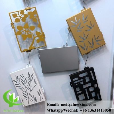 Bom preço Painel de Revestimento de Alumínio Cortado a Laser com 3mm e Pintura Eletrostática para Fachada e Decoração de Paredes on-line