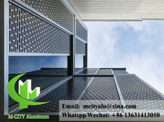 Bom preço Folha perfurada de fachada de alumínio para revestimento de edifícios, à prova d'água on-line