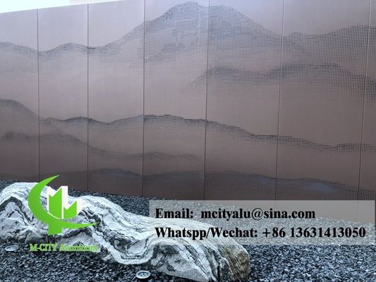 Bom preço Painel de alumínio arquitectónico perfurado para revestimento de fachada personalizado on-line