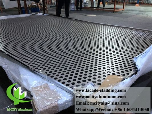 Bom preço Painel de Alumínio Perfurado e Revestimento de Fachada em Liga 3003 com Acabamento em Pintura Eletrostática e Padrões Personalizáveis on-line