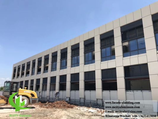 Bom preço Painel de Parede de Alumínio com Revestimento em Pó Anti-ferrugem e à Prova de Fogo, Revestimento Sólido de Alumínio para Fachada Metálica on-line