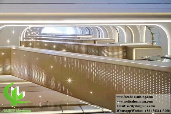 Bom preço Painel de ecrã de alumínio de chapa metálica perfurada revestida em pó de arquitectura on-line