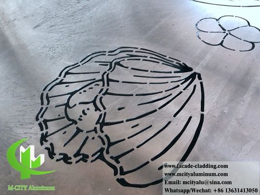 Bom preço Painel decorativo de alumínio esculpido CNC com acabamento revestido em pó em 1200x2400mm para fachada arquitetônica on-line
